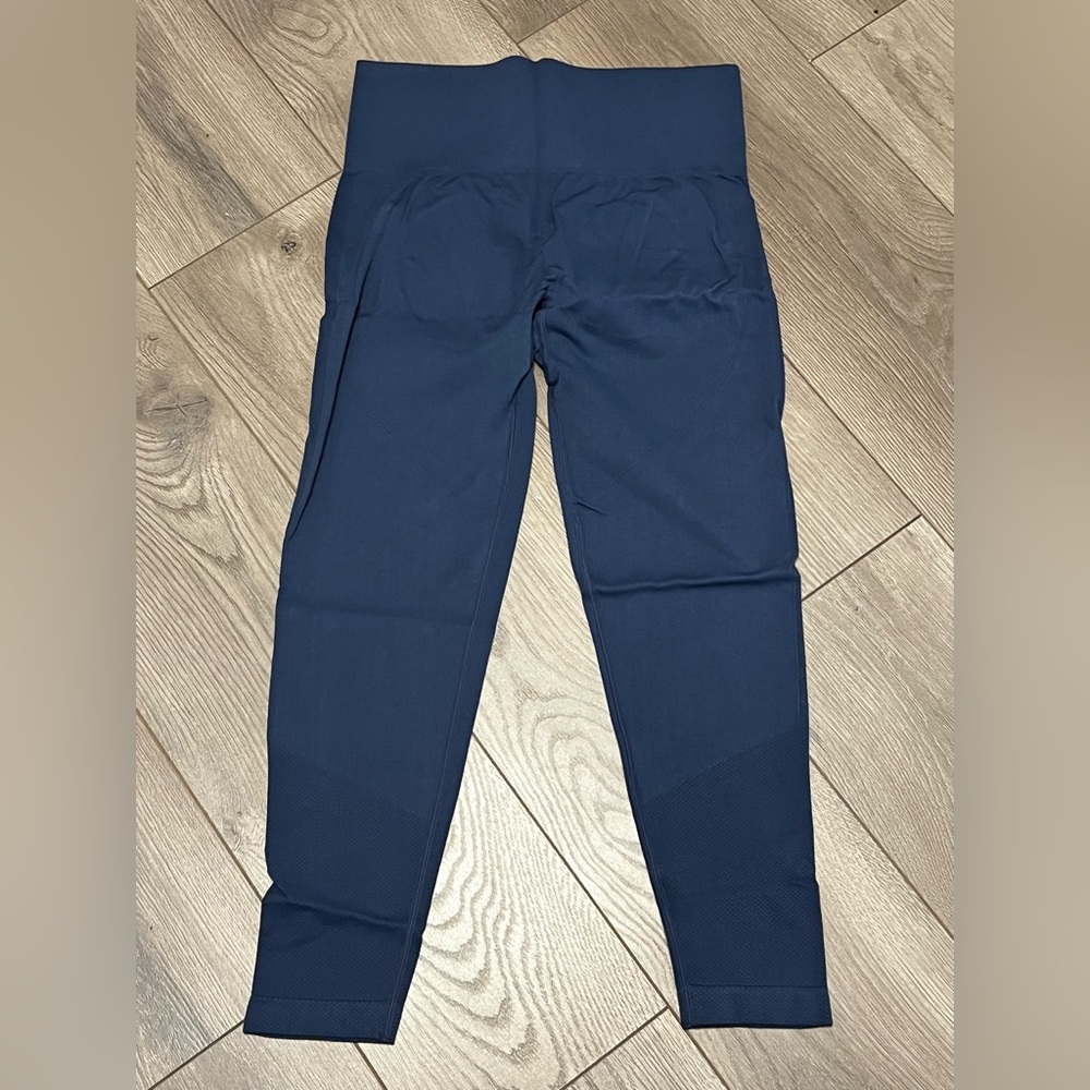 Halara Navy Compression High-Waist Seamless Leggings